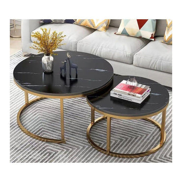 Table basse 2 pièces noir