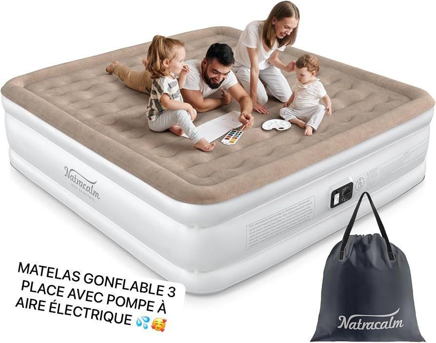 Matelas gonflable 3 places