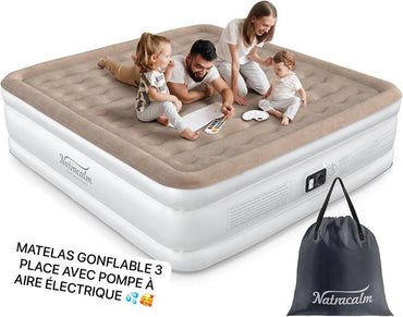 Matelas gonflable 3 places