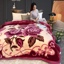 Couverture Polaire pour canapé Couverture Polaire en Flanelle épaisse pour lit Couverture Polaire légère, pelucheuse et Moelleuse pour canapé,A,200x230cm