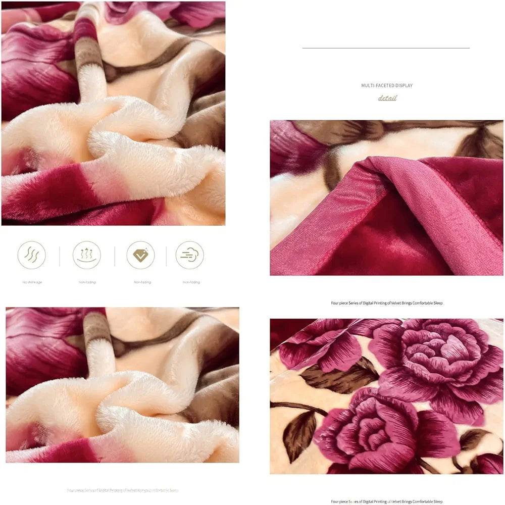 Couverture Polaire pour canapé Couverture Polaire en Flanelle épaisse pour lit Couverture Polaire légère, pelucheuse et Moelleuse pour canapé,A,200x230cm