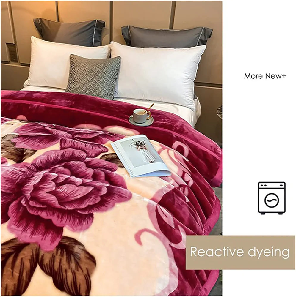 Couverture Polaire pour canapé Couverture Polaire en Flanelle épaisse pour lit Couverture Polaire légère, pelucheuse et Moelleuse pour canapé,A,200x230cm