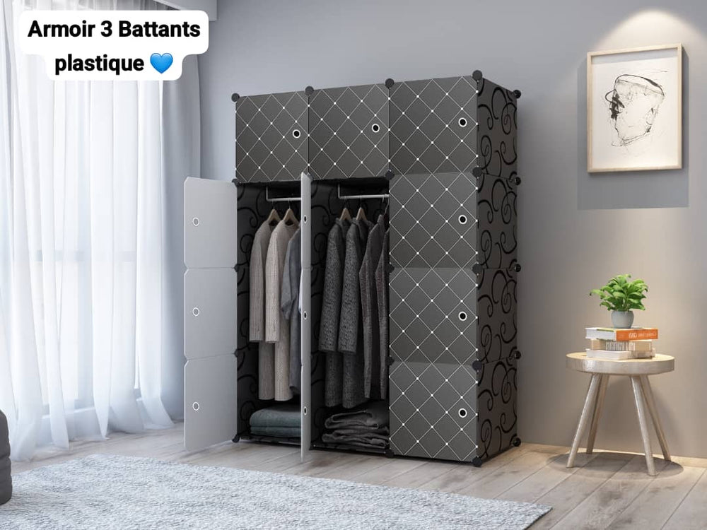 Armoire 3 batan en plastique