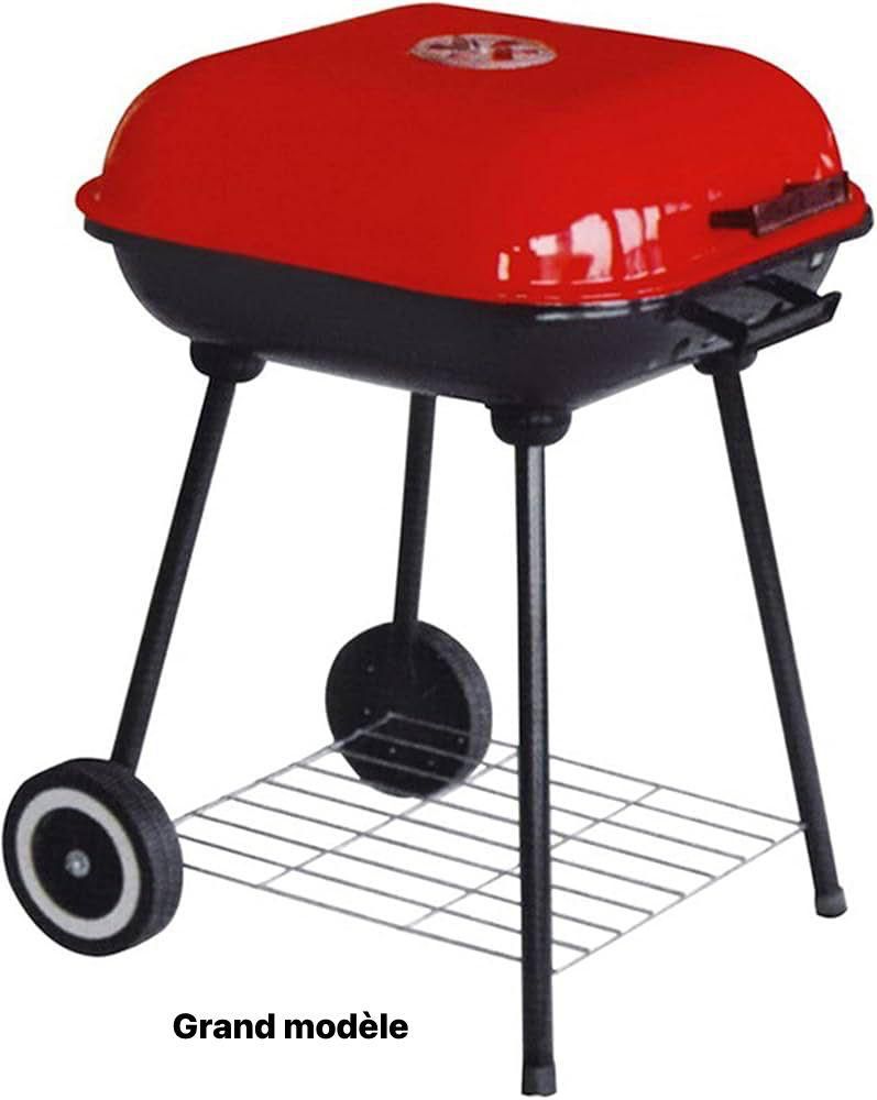 Barbecue Portable avec Roues - Grand Modèle