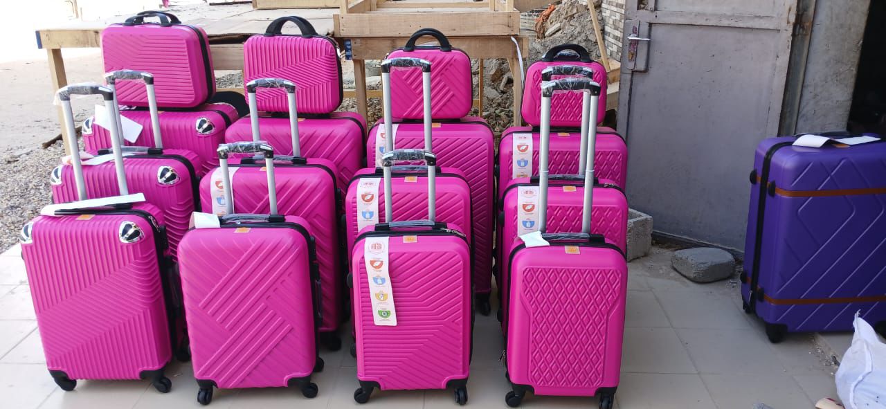 Ensemble de valises - 4 pièces - Roses