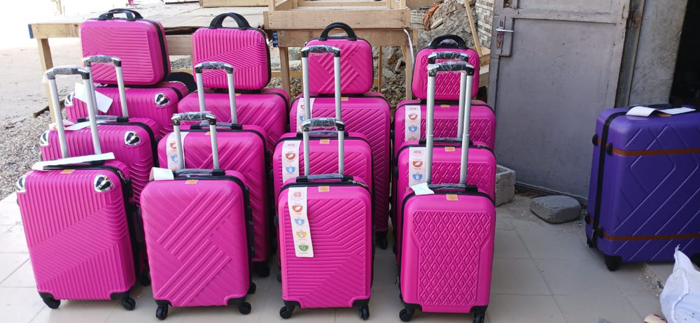 Ensemble de valises - 4 pièces - Roses