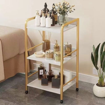 Chariot de Rangement Esthétique avec Roulettes – Grand Espace et Élégant