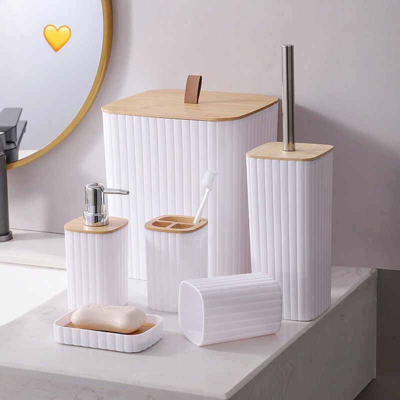 Accessoires de salle de bain - Blanc