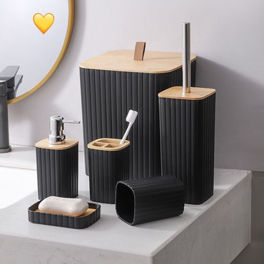 Accessoires de salle de bain - Noir