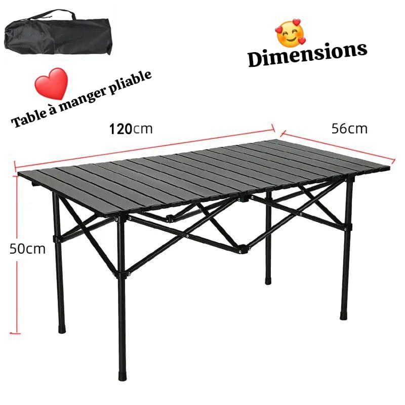 Table à manger pliable