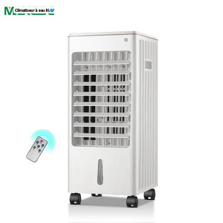 Climatiseur Mobile 4 en 1 avec télécommande : refroidissement, chauffage, humidificateur et purificateur d'air