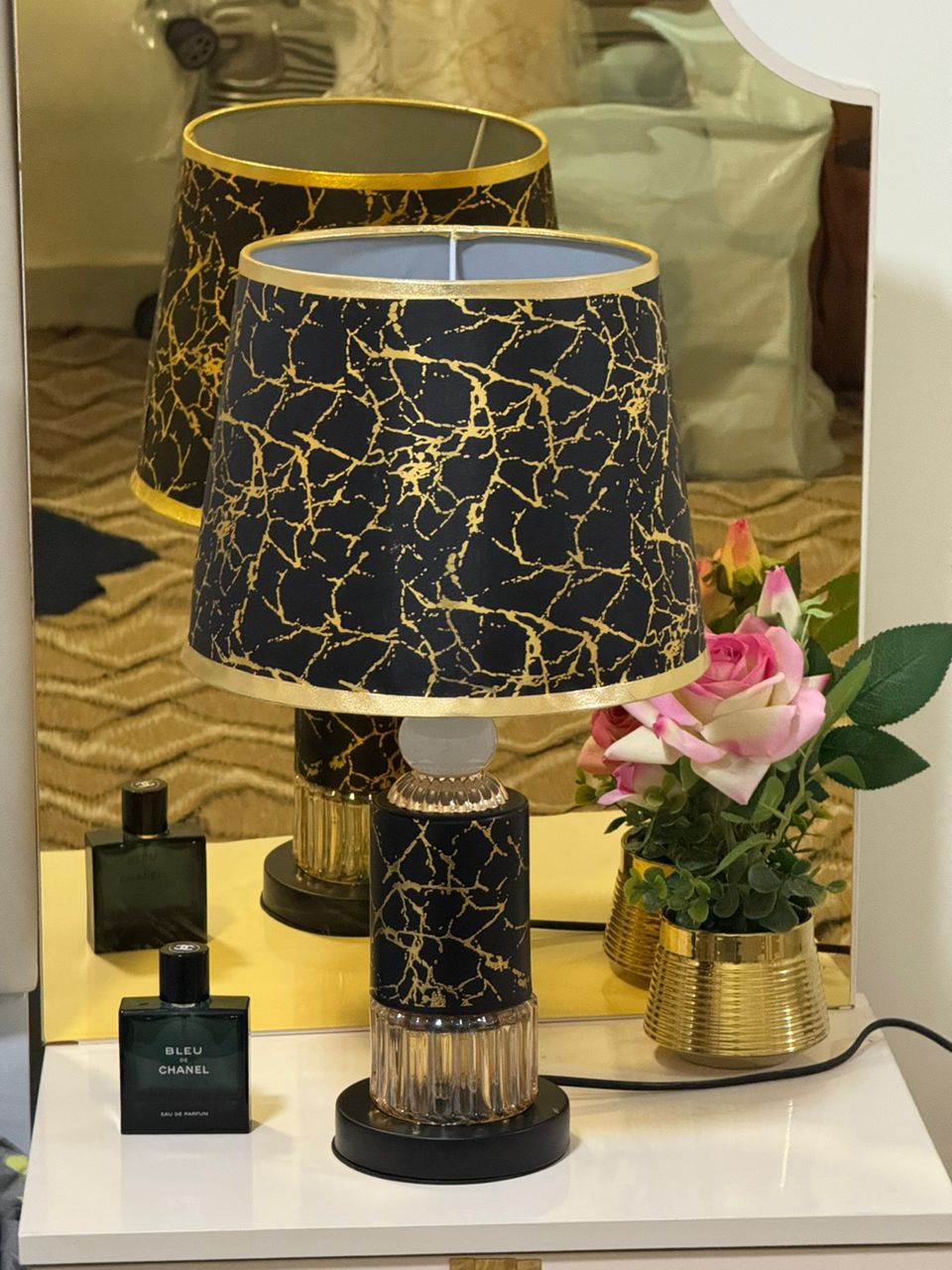 Lampe de chevet moderne et élégante - Noir