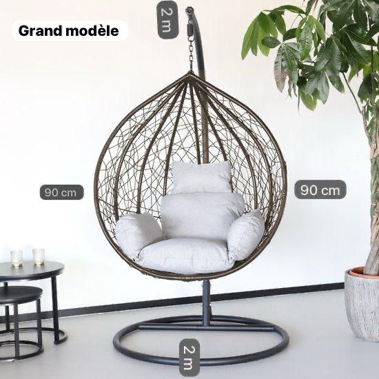 Fauteuil Suspendu - Grand Modèle