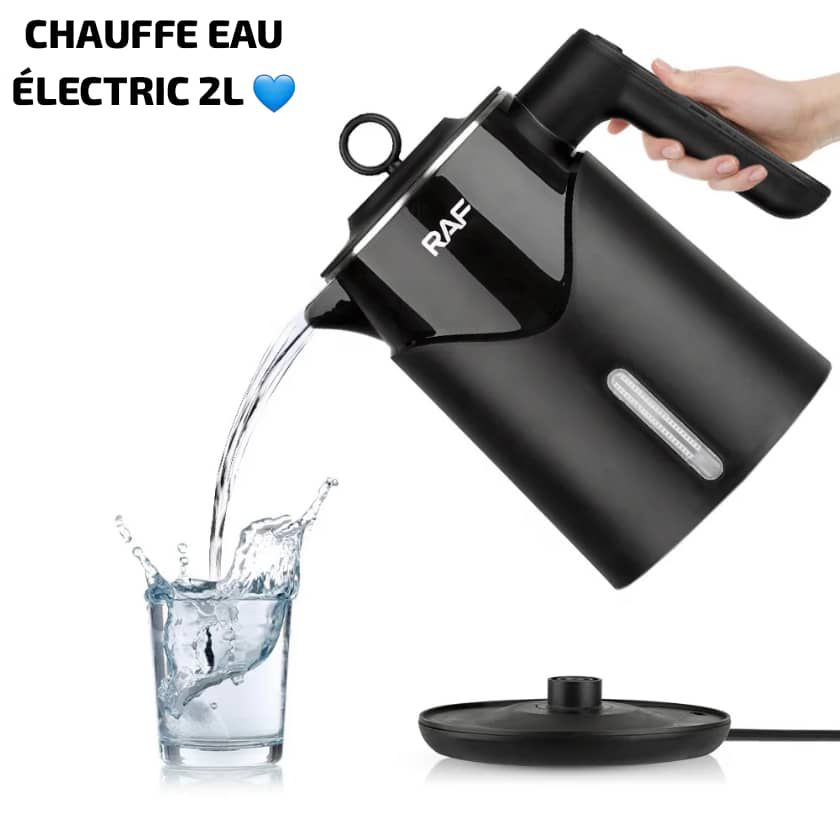 Bouilloire Électrique en acier inoxydable - 2 Litres - Noir