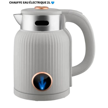 Bouilloire Électrique en acier inoxydable - 2 Litres - Gris Doré