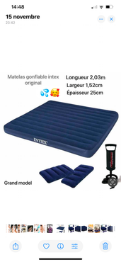 Matelas gonflable 2 places