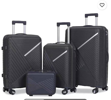 Ensemble de 4 valises légères et robuste - Noirs