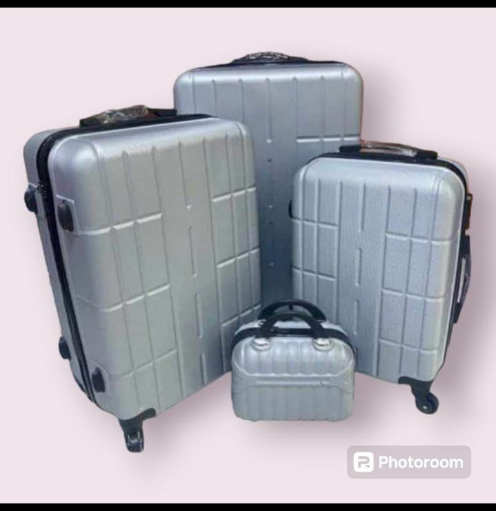 Ensemble de 4 valises légères et robuste - Grises