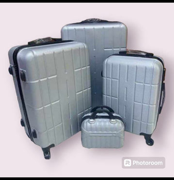 Ensemble de 4 valises légères et robuste - Grises