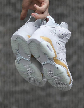 Paire de basket - Chaussures très confortables - Blanc Doré