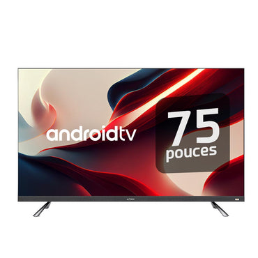 TELEVISEUR ASTECH – Ecran 75 Pouces – SMART Tv – ANDROID 75