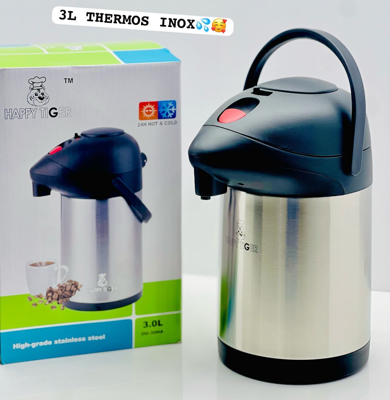 Thermos 3 Litres en INOX